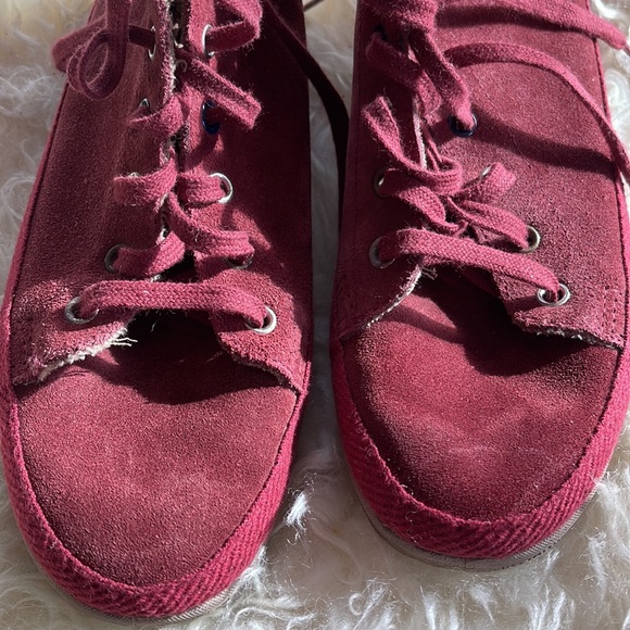 Natural World Red organic sneakers size 38 / 7 - Picture 2 of 13